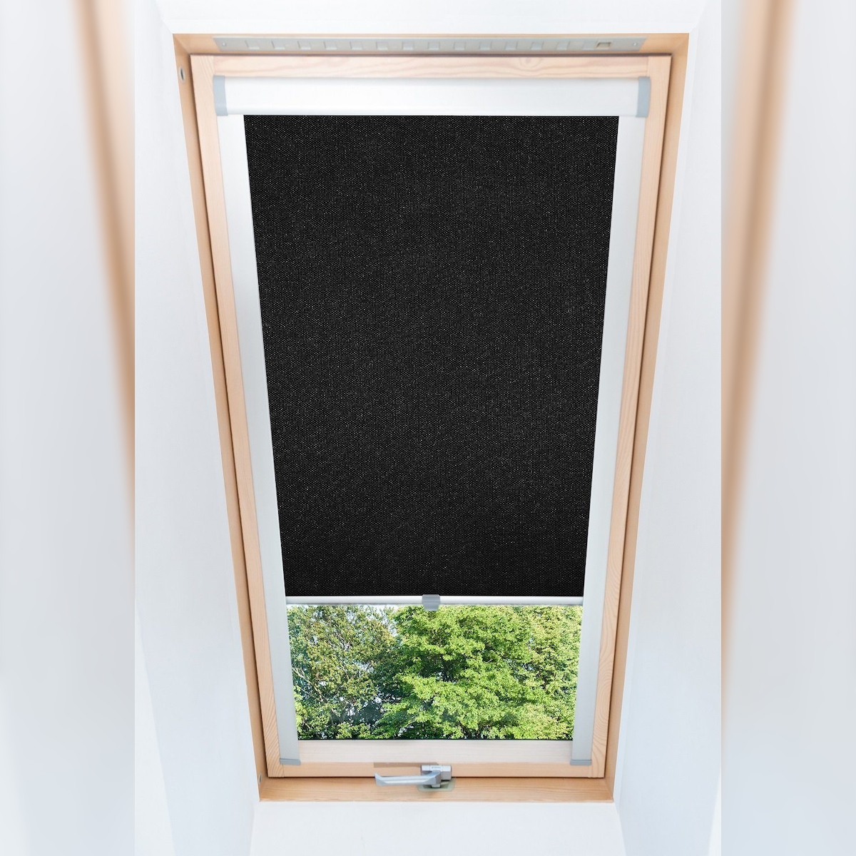 Dachfensterrollo Thermo verdunkelnd passend für Velux S06 Schwarz Image