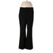 The Limited Black Collection Dress Pants - High Rise Flared Leg Boyfriend: Black Bottoms - Women's Size 10