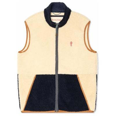 Revolution - Fleece Vest in Block Colors - Fleeceweste Gr M beige Image
