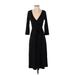 Eddie Bauer Casual Dress - Midi: Black Dresses - Women's Size X-Small