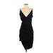 Cushnie for Target Casual Dress - Party V Neck Sleeveless: Black Print Dresses - Women's Size 6