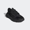 Sneaker ADIDAS ORIGINALS "OZWEEGO", Gr. 37, schwarz (core schwarz, core schwarz, trace grau metallic), Textil, Leder, sportlich, Schuhe