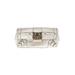 Juicy Couture Leather Clutch: Ivory Solid Bags