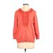 Isaac Mizrahi LIVE! Cardigan Sweater: Orange Sweaters & Sweatshirts - Women's Size Large