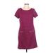 Tommy Hilfiger Casual Dress - Shift: Burgundy Dresses - Women's Size Large