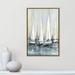 Casa Fine Arts Point Of Sail II Framed On Canvas by Susan Jill Print Canvas in Blue/Gray/White | 37.5 H x 25.5 W x 2 D in | Wayfair 68301-01