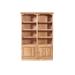 Forest Designs 72" H x 48" W Solid Wood Standard Bookcase Wood in Brown | 72 H x 48 W x 13 D in | Wayfair B6134D-TCO