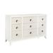 Samuel Lawrence Melrose 9 - Drawer Dresser Wood in Brown/Gray/White | 40 H x 67 W x 18.5 D in | Wayfair S910-010