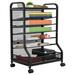 transparent.0 Rolling Office File Cart in Black | Wayfair B0CDWXR6SP