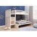 Viv + Rae™ Beckford 4 Drawer Standard Bunk Bed Wood in Gray | Twin over Full | Wayfair D13CA55975244C2FB8DF97C11421985A