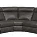 Gray Reclining Sectional - Red Barrel Studio® Doree 7 - Piece Upholstered Sectional Polyester | 41 H x 40 W x 151 D in | Wayfair