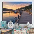 Longshore Tides Coeur D'alene in Idaho II - Unframed Print on Metal in Yellow | 12 H x 20 W x 1 D in | Wayfair 55DBA45BE78C43A28DCEB57DECBEB84C