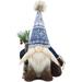 The Holiday Aisle® Gnome Plush Stuffed Xmas Decor in Blue | 13 H x 6.6 W x 5.5 D in | Wayfair 89351694A49F48CEBD60CE7CFA4D919A
