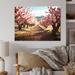 Latitude Run® Pink Cherry Blossom Field I - Unframed Print on Metal in Pink/Red | 16 H x 32 W x 1 D in | Wayfair 14CFB8E86269496594DC1C0A298EECF9