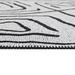 Black/White 120.08 x 94.49 x 0.01 in Area Rug - Wade Logan® Rectangle Brayde Abstract Flatweave Area Rug Recycled P.E.T, | Wayfair