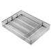 Rebrilliant Mehalek 2" H x 9.4" W x 12.5" D Flatware & Kitchen Utensils Metal in Gray | 2 H x 9.4 W x 12.5 D in | Wayfair