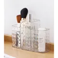 Seau à brosse cosmétique transparent commode boîte de rangement cosmétique étagère de bureau