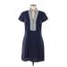 Sail to Sable Casual Dress: Blue Dresses - Women's Size Medium