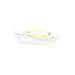 Havaianas Sandals: Slip-on Wedge Casual White Solid Shoes - Women's Size 39 - Open Toe