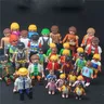 1PC Playmobil Figuras Fille Enfant Mini Action Figure Toys 3CM 5CM 7CM Playmobil cavalieri soldati