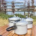 Portable Folding Handle Pressure Cooker 2.2L/3.2L/4.5L Suitable For Outdoor Camping Hiking Climbing