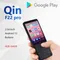 Qin F22 pro 3.54 inches touch screen and buttons 4G Google multi-language Android 12 smartphone