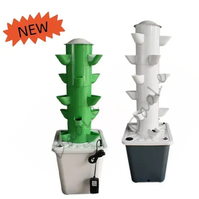 Nuovo giardino di casa fai da te torre verticale sistema di coltivazione idroponica 3/5 fori kit di