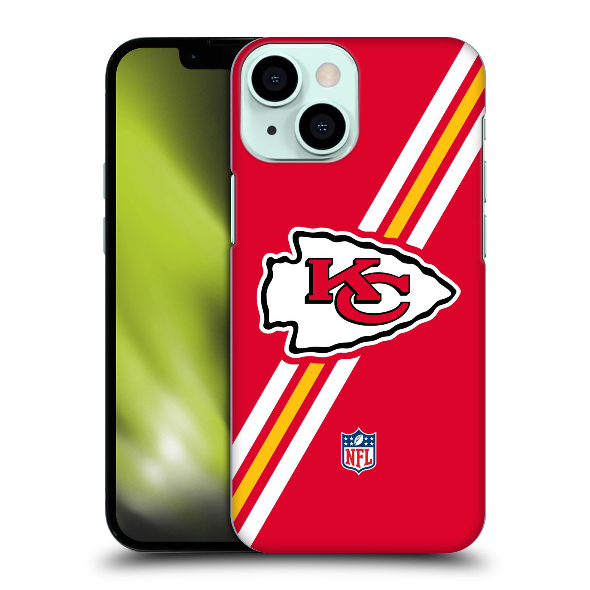 Kansas City Chiefs Hartschalen-Handyhülle mit Streifen-Logo - iPhone Image