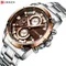 CURREN Orologio al quarzo Orologi maschili Orologio cronografo alla moda Orologio da polso casual in
