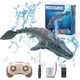 Remote Control Dinosaur For Kids Mosasaurus Diving Toys Rc Boat With Light Spray Water For Swimming