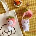 Korean Snapper Head Set Keychain Cute Cat Plush Action Figure Key Chain Doll Pendant Bag Accessories