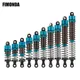 4Pcs Adjustable Oil Filled Shocks 52mm-120mm for 1/10 RC Buggy Truggy On Road Touring Drift Cars