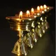 Craft Candle Holder Candlestick Candelabrum Art Candle Holder Party Multi-Size Golden Copper Alloy