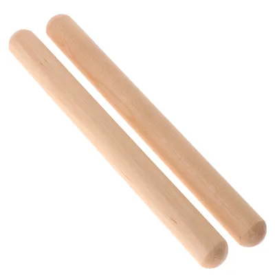 2 Pack Claves Musical Instrument, Percussion Instrument Rhythm Sticks for The Young Musicians and