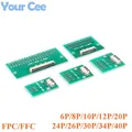 FPC/FFC Flat Cable Adapter Plate 0.5mm 6P/8P/10P/12P/20P/24P/26P/30P/34P/40P DIP Pin Board Pitch