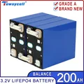 Tewaycell 200Ah Lifepo4 batteria 3.2V 210AH batterie ricaricabili litio ferro fosfato prismatico