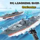 Summer High-Speed Remote Control Ship Grey Simulation Warship Model Mini Battleship Rc Speedboat