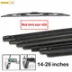 Insert Rubber strip Windshield Wiper Blade Refill Universal Replacement Refill Soft 6mm 14" 16" 22"