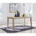 Signature Design by Ashley Gleanville Light Brown Dining Table - 60"W x 36"D x 30"H