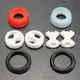 Ceramic Discs Silicon Washer Kit Ceramic & Rubber Easy To Install O Ring Gasket Ceramic&rubber