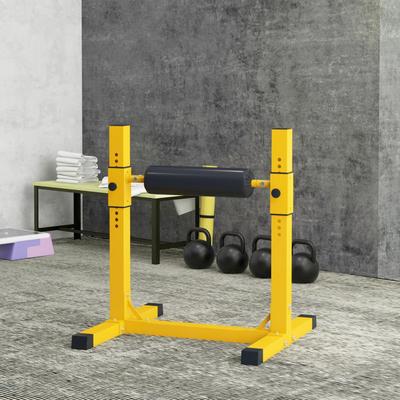 Soozier Bulgarian Split Squat Stand with 12-Level Single Leg Squat Roller, for Lower Body Strength Training