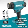Makita DHG181 Cordless Heat Gun Rechargeable 18V LXT Lithium High Power Welding Thermal Blower