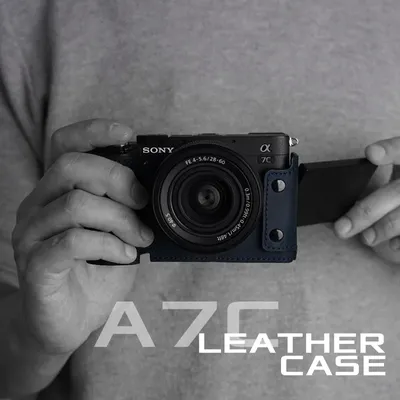 Mr. stone für sony a7c2 a7cr kamera tasche abdeckung schutz für sony a7c ⅱ a7c care case zubehör hand gefertigte a7c tasche aus echtem leder