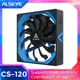 ALSEYE Computer-Fan Kühler PWM 4pin 120mm PC Fan für CPU Kühler/Kühler/PC Fall 12V 500-2000RPM