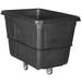 ZORO SELECT 36FK96 Cube Truck,9/16 cu. yd.,1000lb Cap,Black