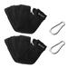 HEMOTON 2 Pcs Swing Ropes Hammock Chair Straps Hanging Kit (with Lock Hook)