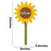 COFEST Wooden Happy Thanksgiving Courtyard Piles Sunflower Decoration Garden Courtyard Welcome Sign-Perfect for Fall&Thanksgiving Outdoor Decor A