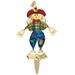 Tsseiatte LED Fall Harvest Scarecrow Decor Thanksgiving Scarecrows Decor Garden Scarecrows Outside Standing Scarecrow