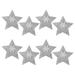 HOMEMAXS 8PCS Xmas Five-pointed Star Cutter Fork Bag Christmas Tableware Cover Decor