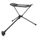 HOMEMAXS Portable Stool Collapsible Footstool Practical Footstool Portable Foot Recliner Foot Rest Holder for Home Office Camping Outdoor